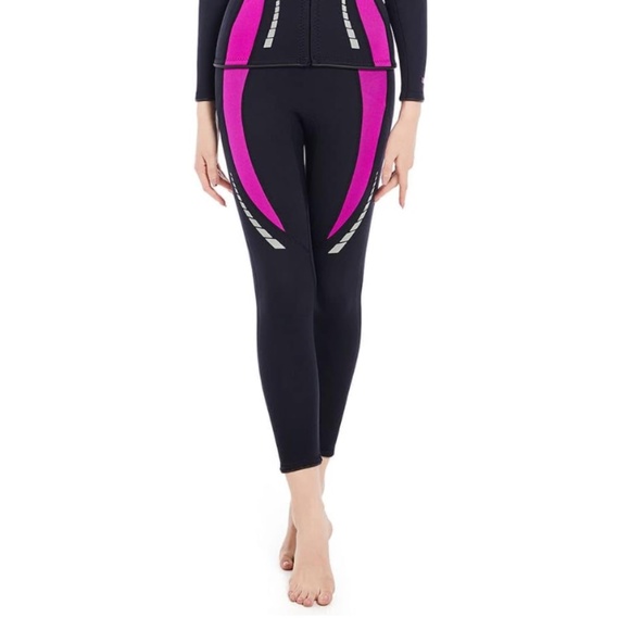 Seaskin Wetsuit Pants for Womens 3mm (XXL) - Pink - Picture 1 of 6